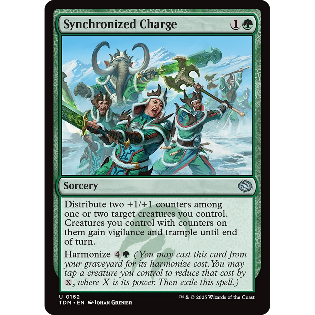 Synchronized Charge (TDM-162) - Tarkir: Dragonstorm Foil