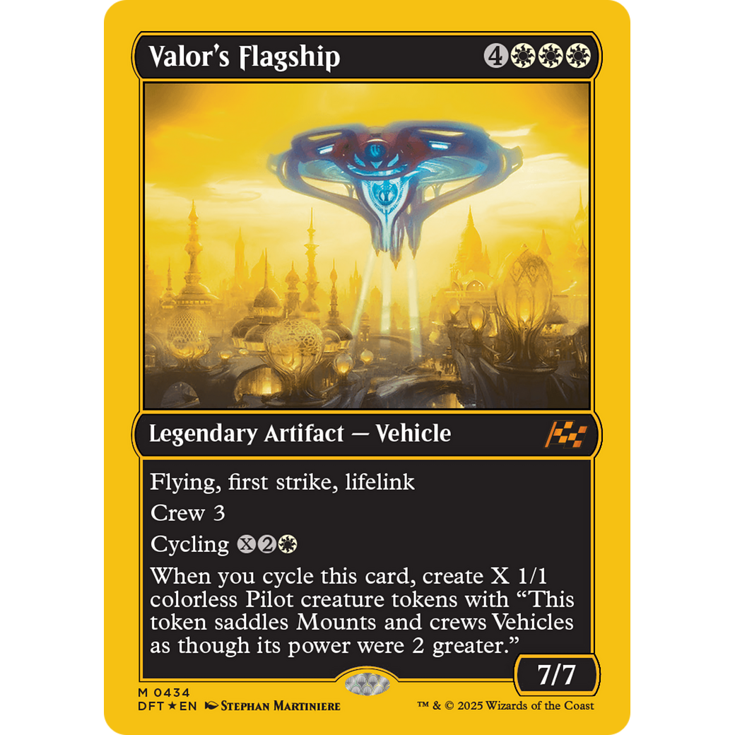 Valor's Flagship (DFT-434) - Aetherdrift Foil