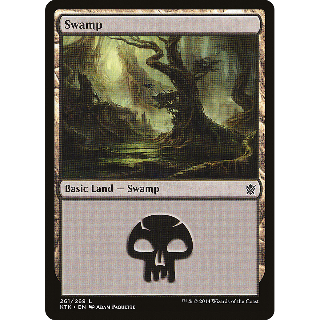 Swamp (261) (KTK-261) - Khans of Tarkir Foil