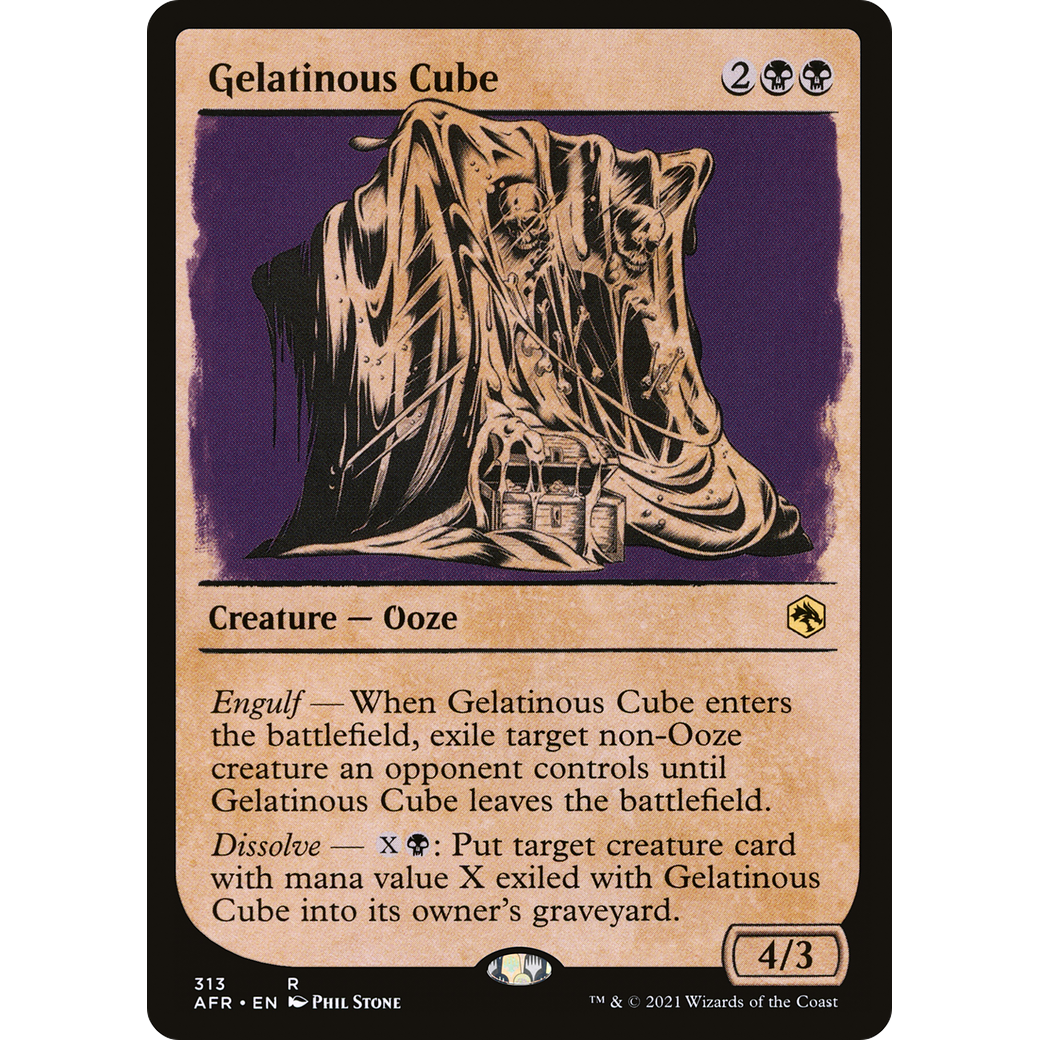 Gelatinous Cube (Showcase) (AFR-313) - Adventures in the Forgotten Realms: (Showcase)