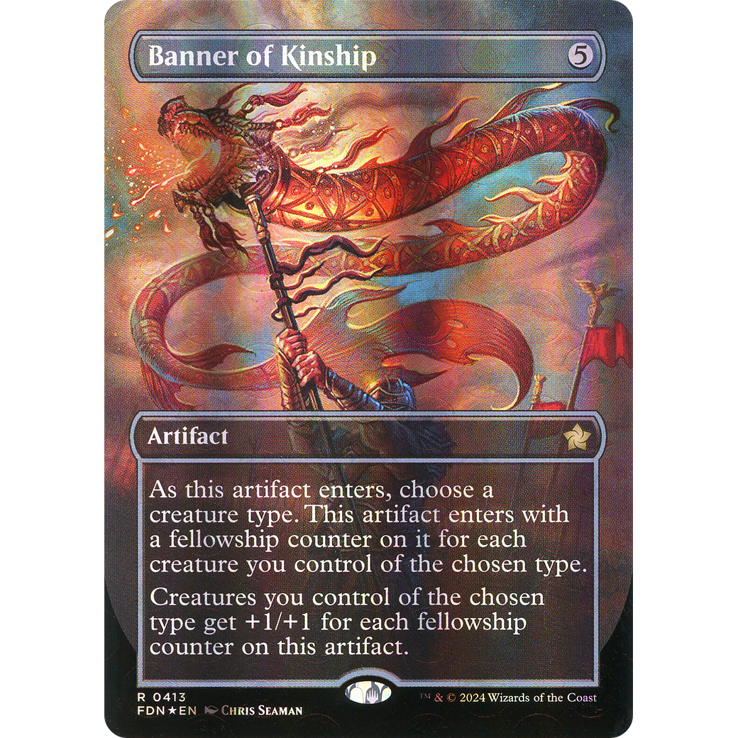 Banner of Kinship (FDN-413) - Foundations (Borderless) Foil