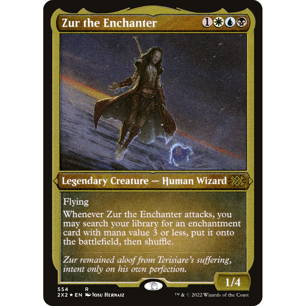 Zur the Enchanter (Foil Etched) (2X2-554) - Double Masters 2022 Foil