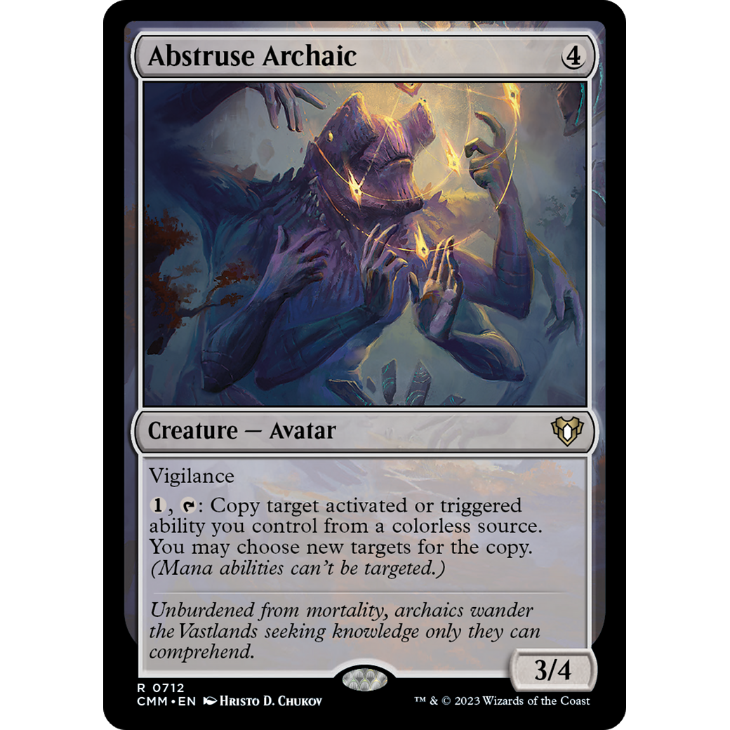 Abstruse Archaic (CMM-712) - Commander Masters