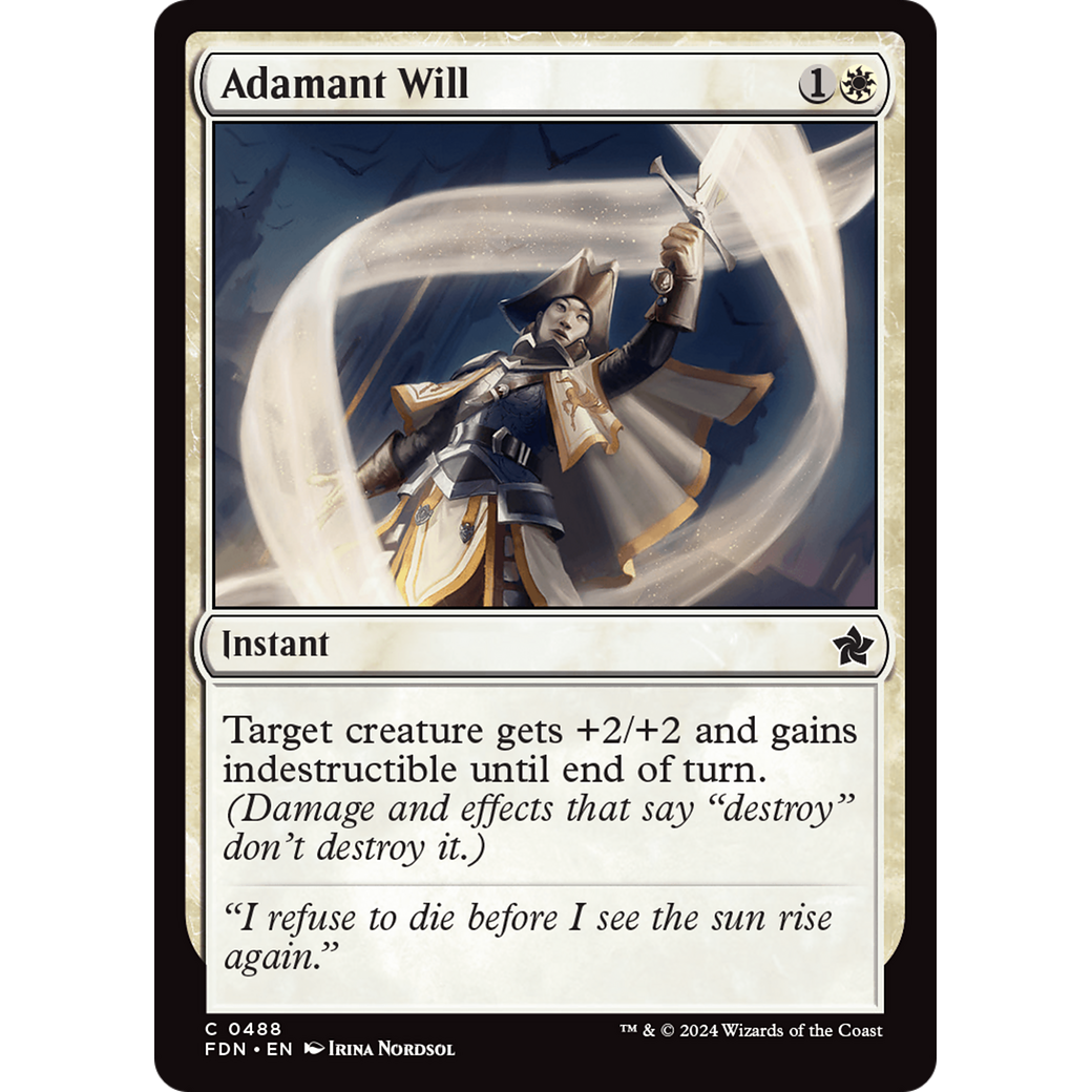 Adamant Will (FDN-488) - Foundations