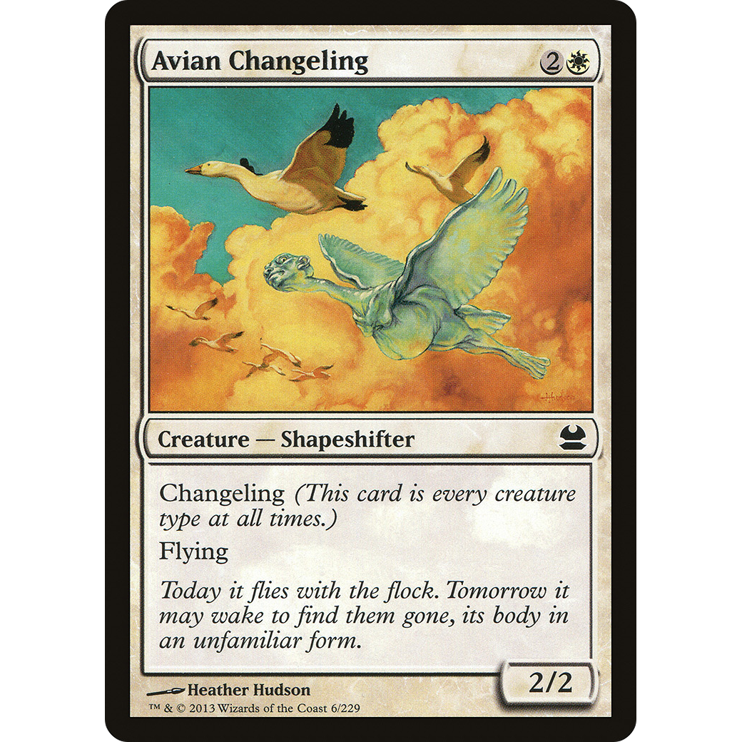 Avian Changeling (MMA-006) - Modern Masters