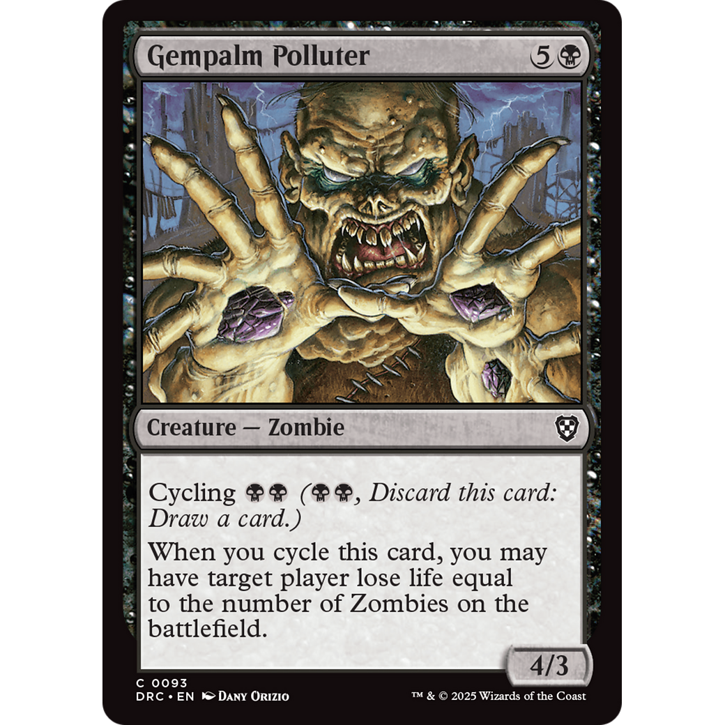 Gempalm Polluter (DRC-093) - Commander: Aetherdrift Foil