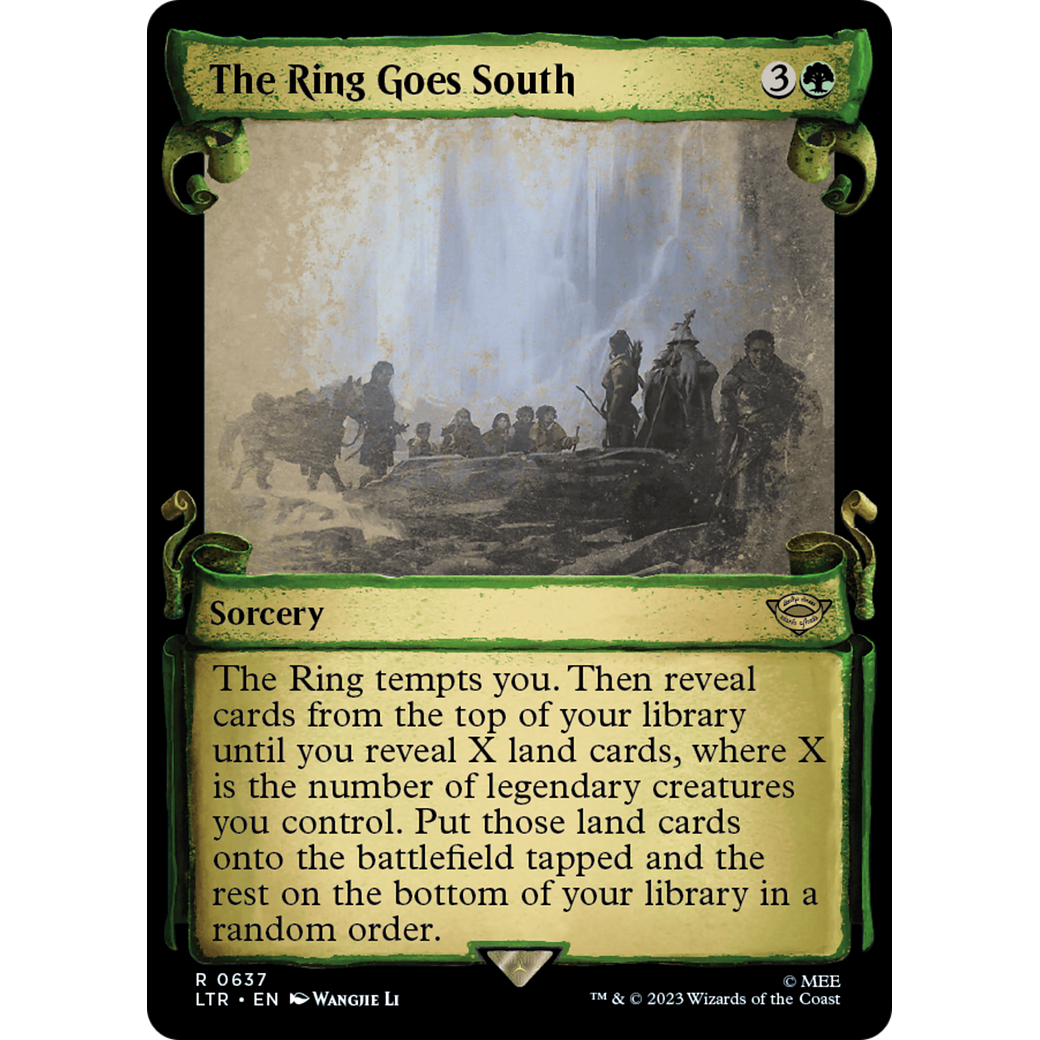 The Ring Goes South (LTR-637) - The Lord of the Rings: Tales of Middle-earth: (Showcase) Foil