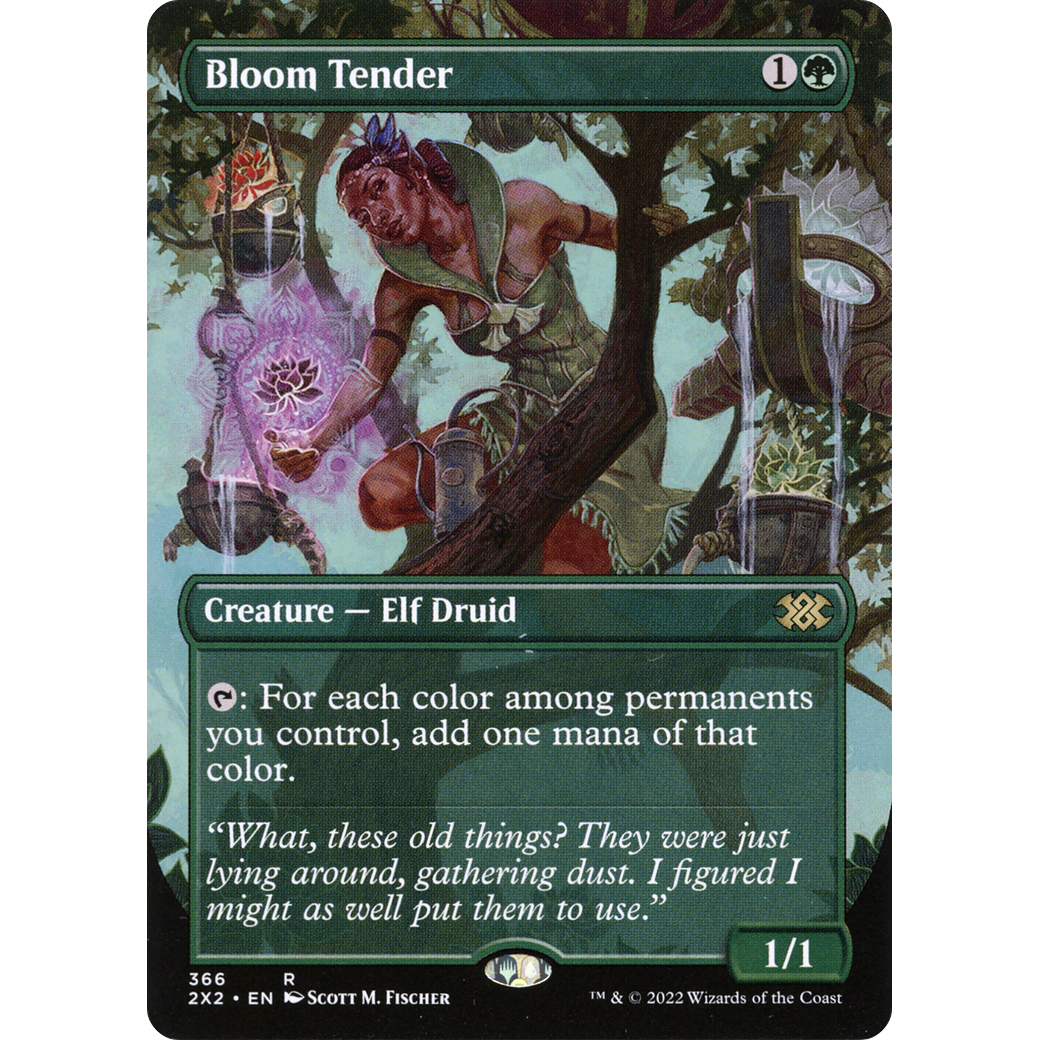 Bloom Tender (Borderless) (2X2-366) - Double Masters 2022 (Borderless)