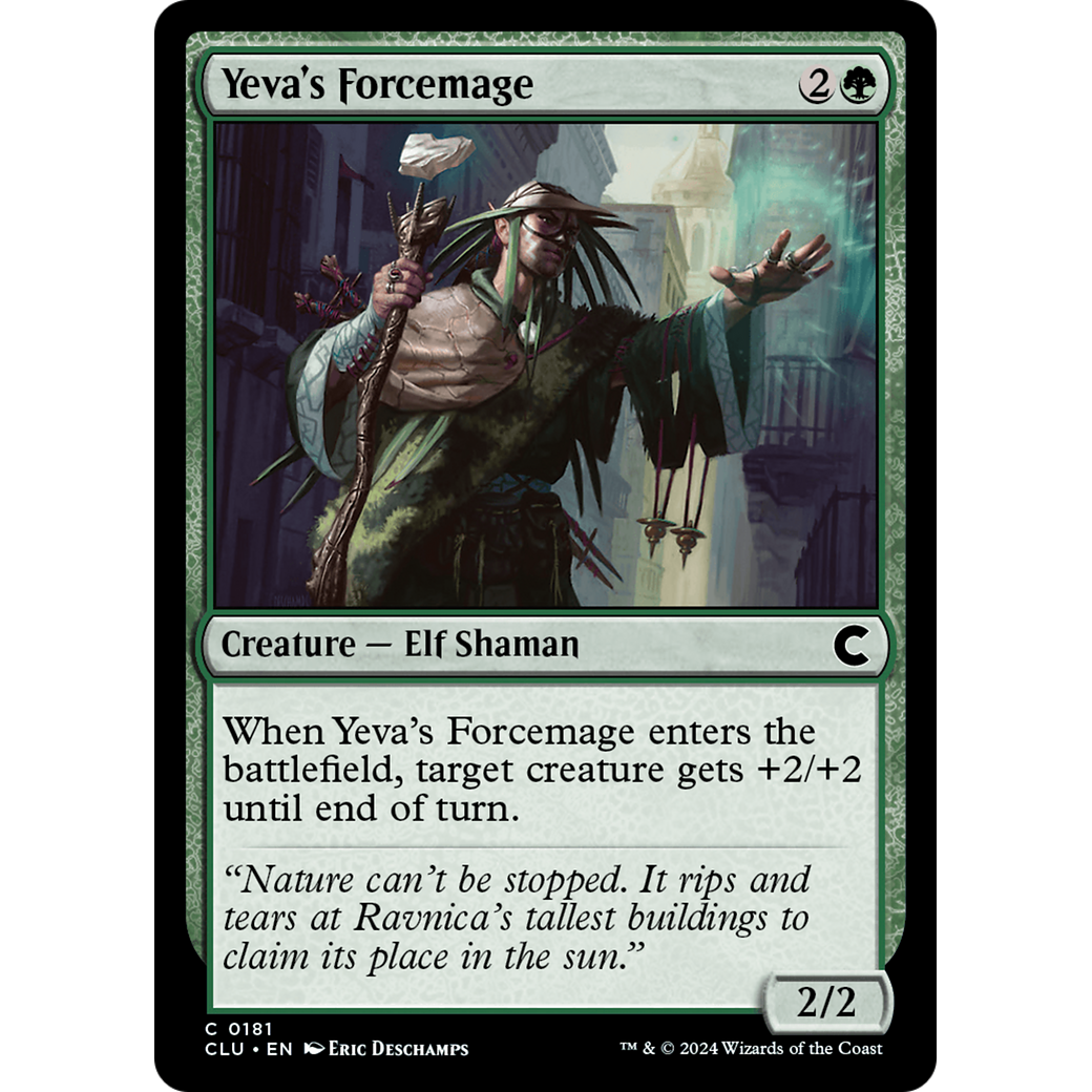 Yeva's Forcemage (CLU-181) - Ravnica: Clue Edition