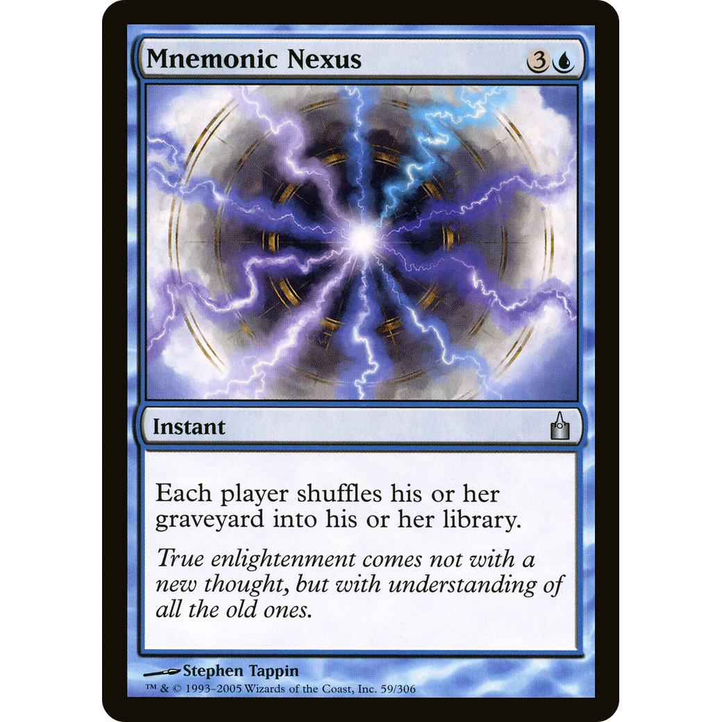 Mnemonic Nexus (RAV-059) - Ravnica: City of Guilds Foil