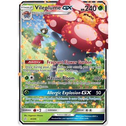 Vileplume GX 4/236 - SM Cosmic Eclipse Holofoil