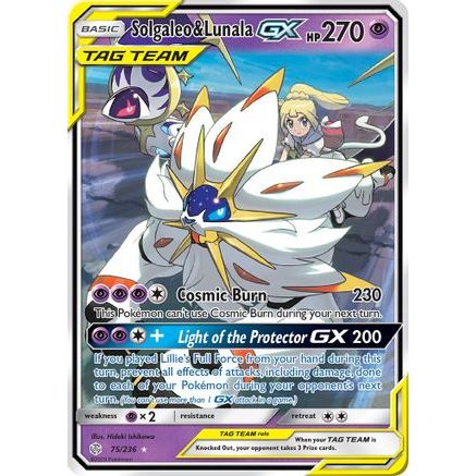 Solgaleo & Lunala GX 75/236 - SM Cosmic Eclipse Holofoil