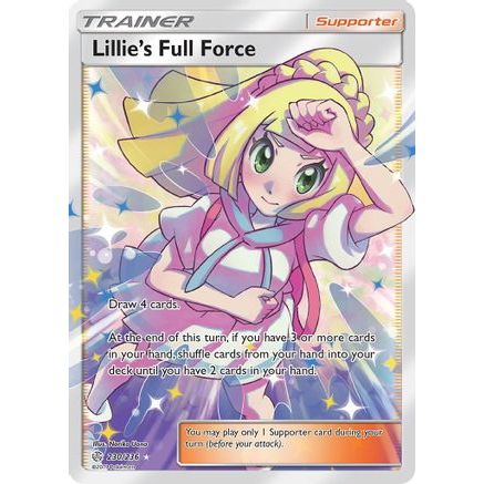 Lillie's Full Force (Full Art) 230/236 - SM Cosmic Eclipse Holofoil
