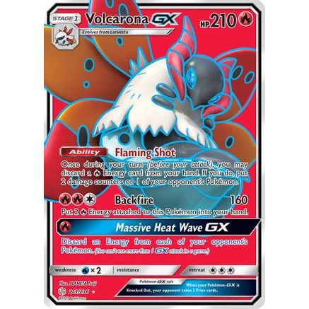 Volcarona GX (Full Art) 213/236 - SM Cosmic Eclipse Holofoil