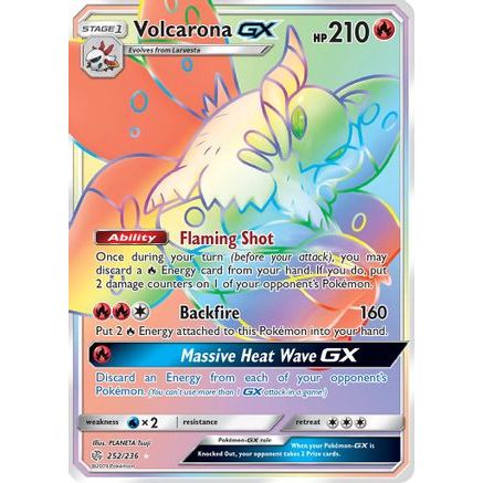 Volcarona GX (Secret) 252/236 - SM Cosmic Eclipse Holofoil