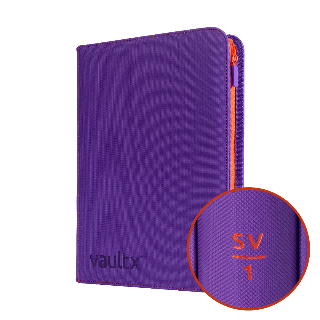 vault x 9 pocket trading card zip binder Vault X: SV1 Exo-Tec Zip Binder