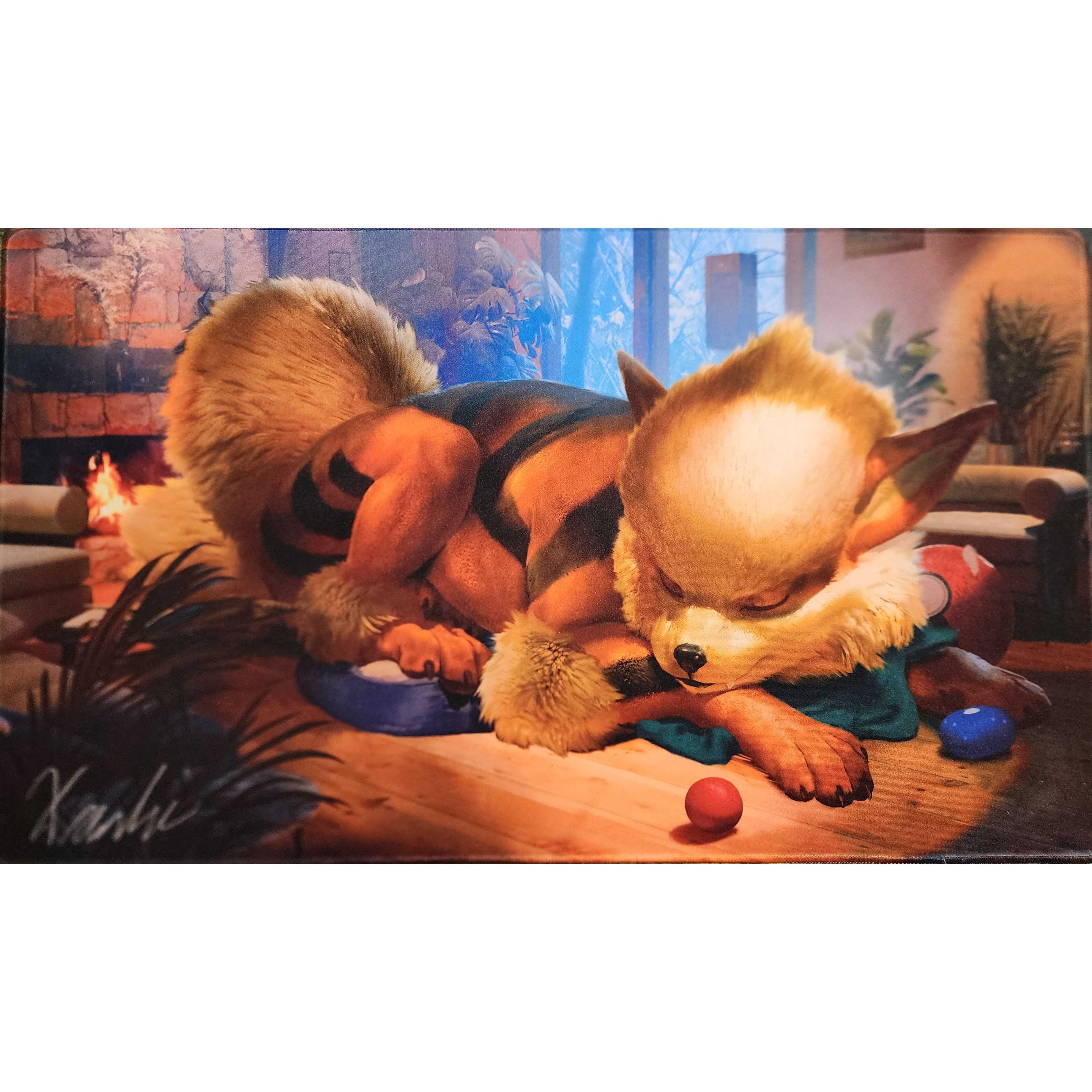 Artist Series: Spectrum Shift - Sleeping Arcanine Playmat