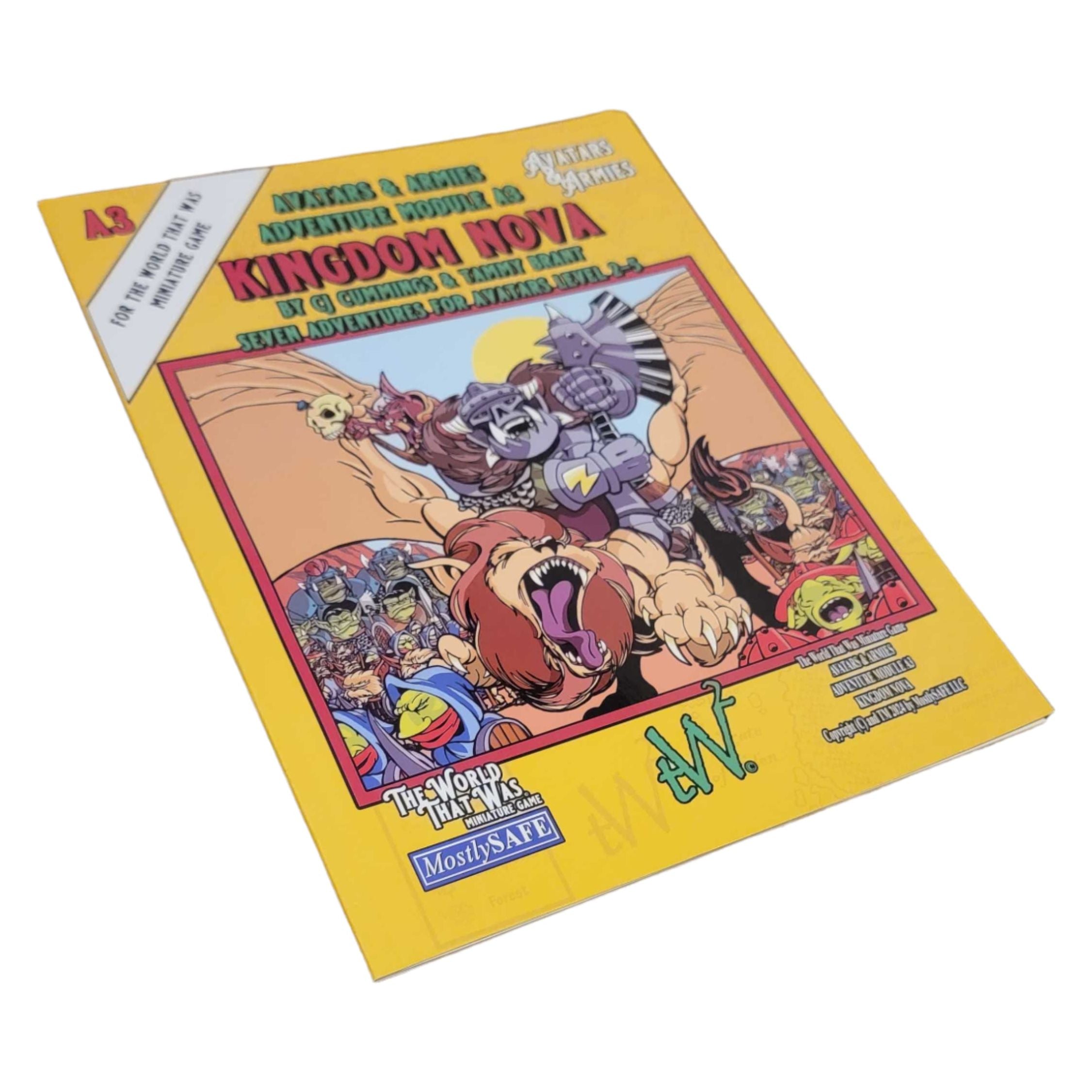 The World That Was RPG: Avatars & Armies Adventure Module A3 - Kingdom Nova