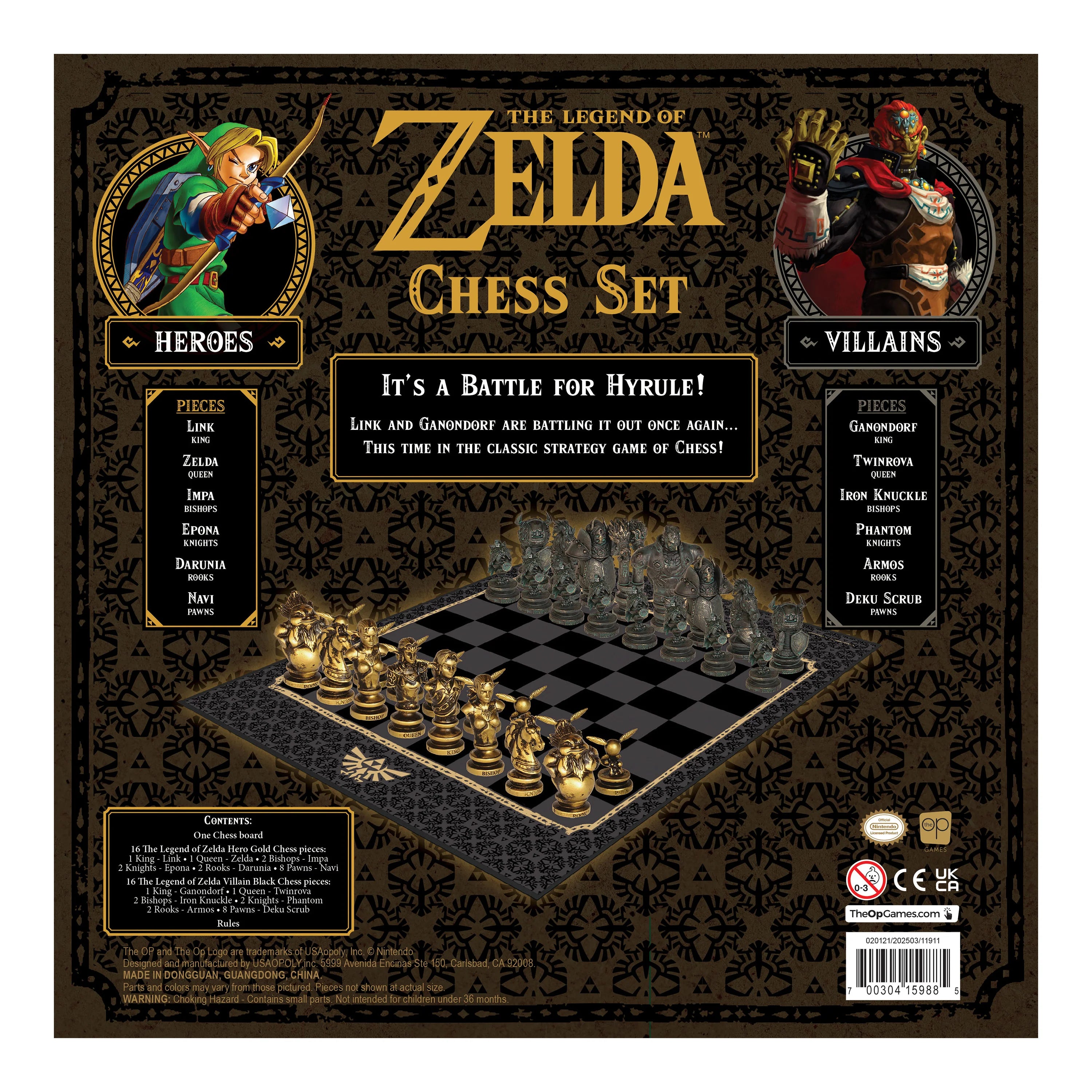 The Legend of Zelda™ Chess Set