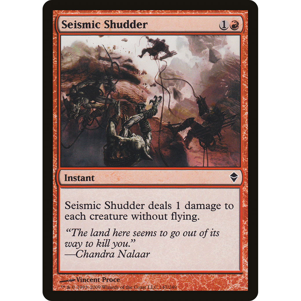 Seismic Shudder (ZEN-147) - Zendikar Foil