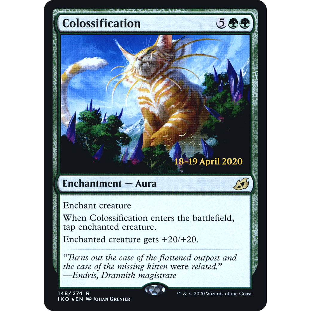 Colossification (PRE-148) - Ikoria: Lair of Behemoths Promos Foil