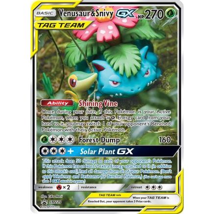 Venusaur & Snivy GX - SM229 SM229/248 - SM Promos Holofoil