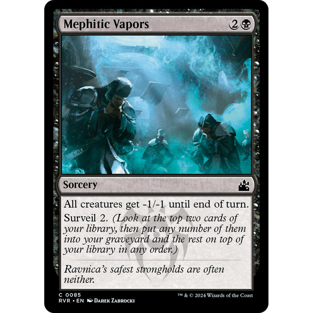 Mephitic Vapors (RVR-085) - Ravnica Remastered Foil