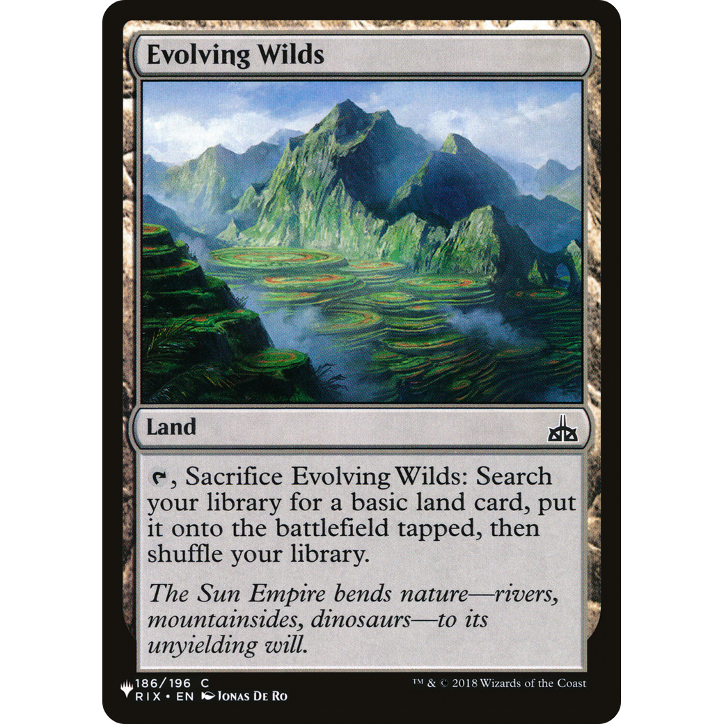 Evolving Wilds (RIX) (LIST-186) - The List