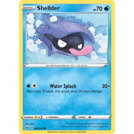 Shellder 40/202 - SWSH01 Sword & Shield Base Set