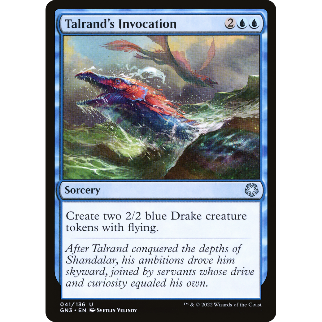 Talrand's Invocation (GN3-041) - Game Night: Free-for-All