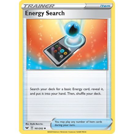 Energy Search 161/202 - SWSH01 Sword & Shield Base Set