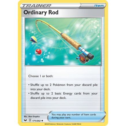 Ordinary Rod 171/202 - SWSH01 Sword & Shield Base Set