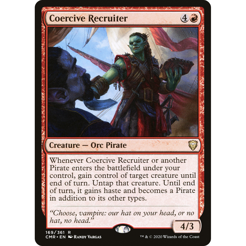 Coercive Recruiter (CMR-169) - Commander Legends Foil