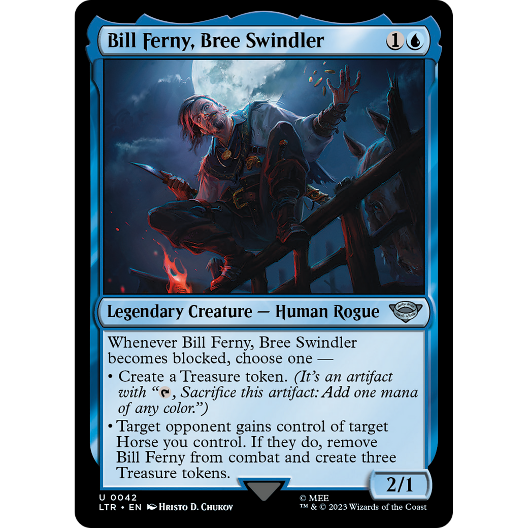 Bill Ferny, Bree Swindler (LTR-042) - The Lord of the Rings: Tales of Middle-earth Foil