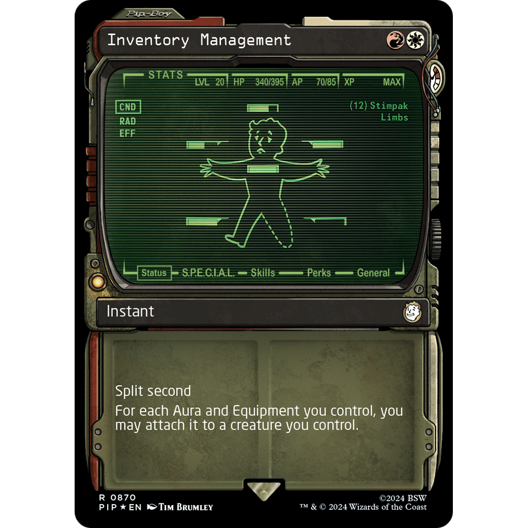 Inventory Management (PIP-870) - Fallout: (Showcase) Foil