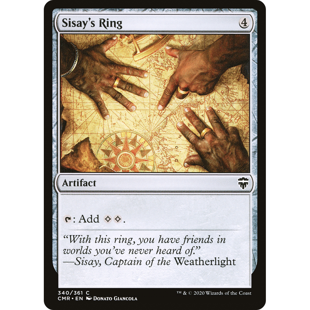 Sisay's Ring (CMR-340) - Commander Legends