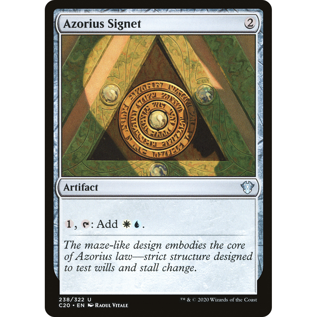 Azorius Signet (C20-238) - Commander 2020