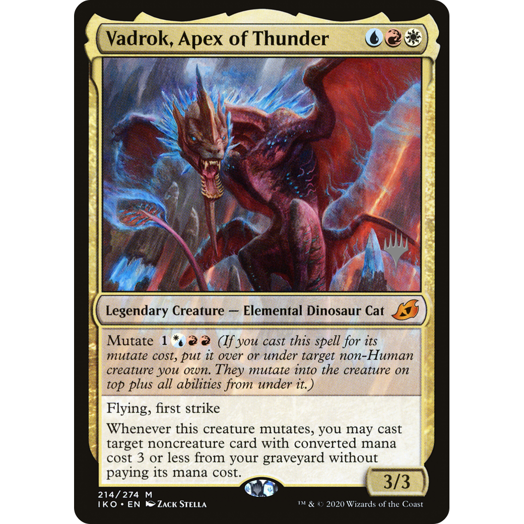 Vadrok, Apex of Thunder (PPIKO-214) - Ikoria: Lair of Behemoths Promos Foil