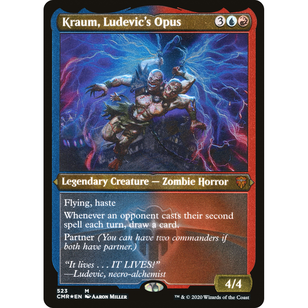Kraum, Ludevic's Opus (Foil Etched) (CMR-523) - Commander Legends Foil