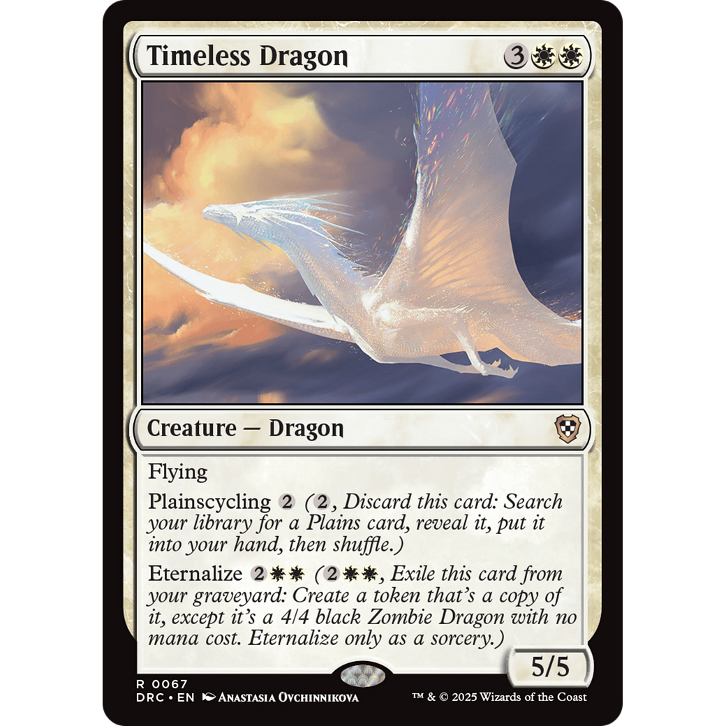 Timeless Dragon (DRC-067) - Commander: Aetherdrift