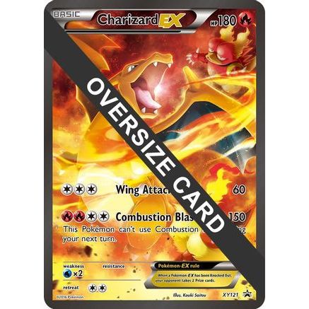 Charizard EX - XY121 (XY Black Star Promos) XY121 - Jumbo Cards Holofoil