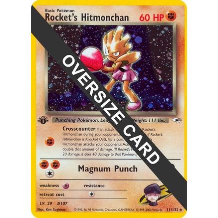 Rocket's Hitmonchan - 11/132 11 - Jumbo Cards Holofoil