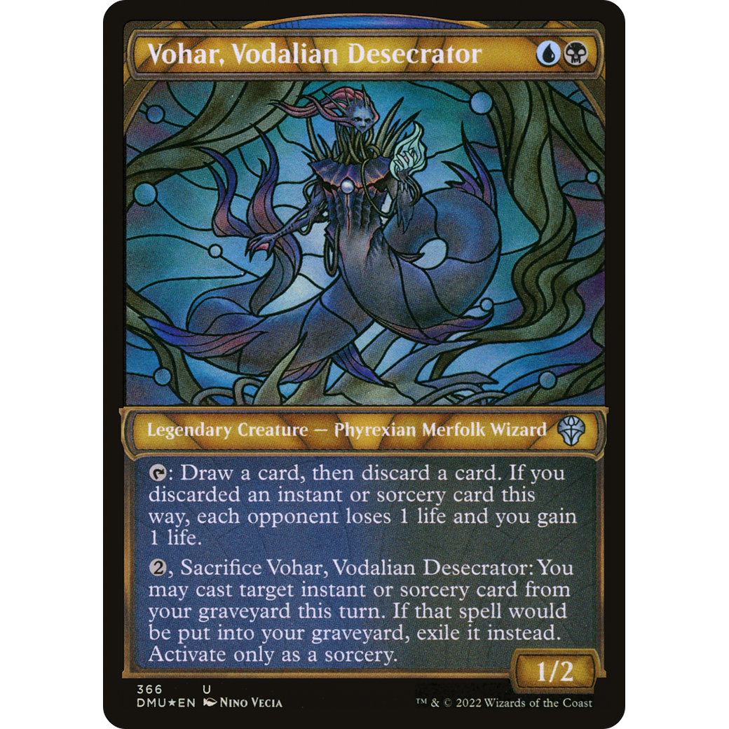 Vohar, Vodalian Desecrator (Textured Foil) (DMU-366) - Dominaria United: (Showcase) Foil