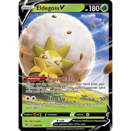 Eldegoss V 19/192 - SWSH02 Rebel Clash Holofoil