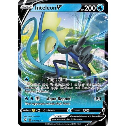 Inteleon V 49/192 - SWSH02 Rebel Clash Holofoil