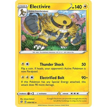 Electivire 59/192 - SWSH02 Rebel Clash Reverse Holofoil
