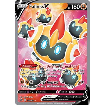 Falinks V (Full Art) 185/192 - SWSH02 Rebel Clash Holofoil