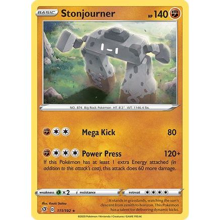 Stonjourner 111/192 - SWSH02 Rebel Clash Holofoil