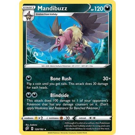 Mandibuzz 120/192 - SWSH02 Rebel Clash