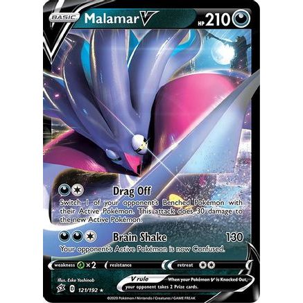 Malamar V 121/192 - SWSH02 Rebel Clash Holofoil